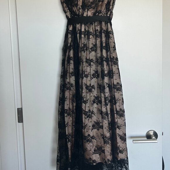 Vintage Strapless Lace Dress - Picture 10 of 12
